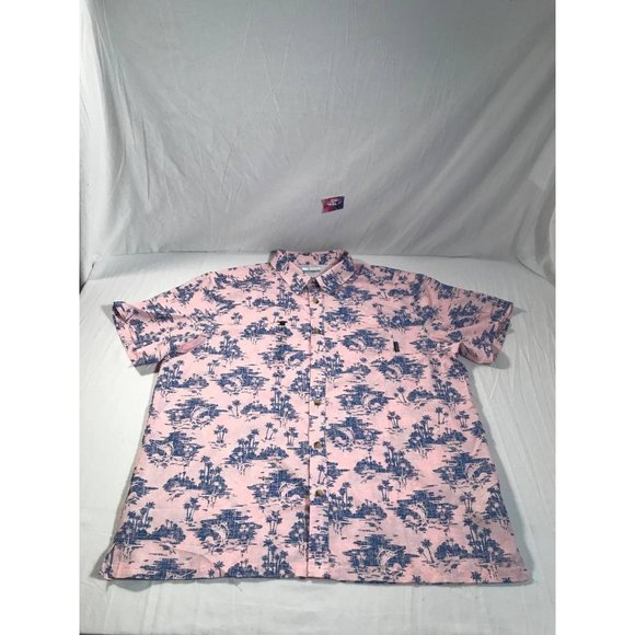 Columbia Other - Columbia PFG Button Up Shirt Mens sz XL NWT Pink